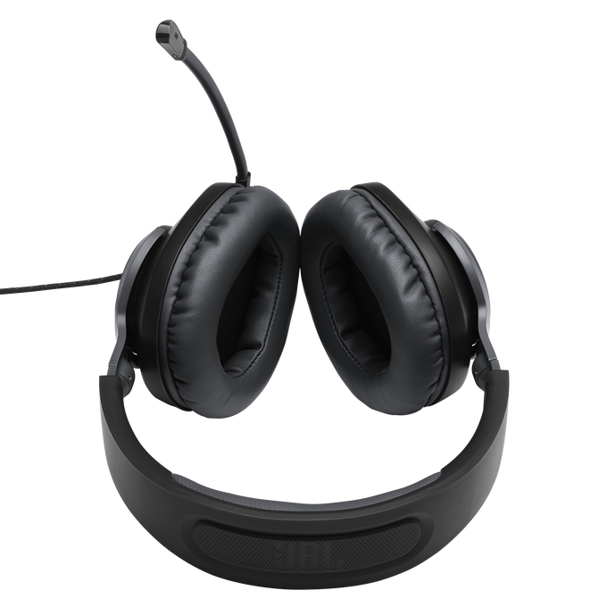 JBL Quantum 100 - Black - Wired over-ear gaming headset with flip-up mic - Detailshot 5 image number null